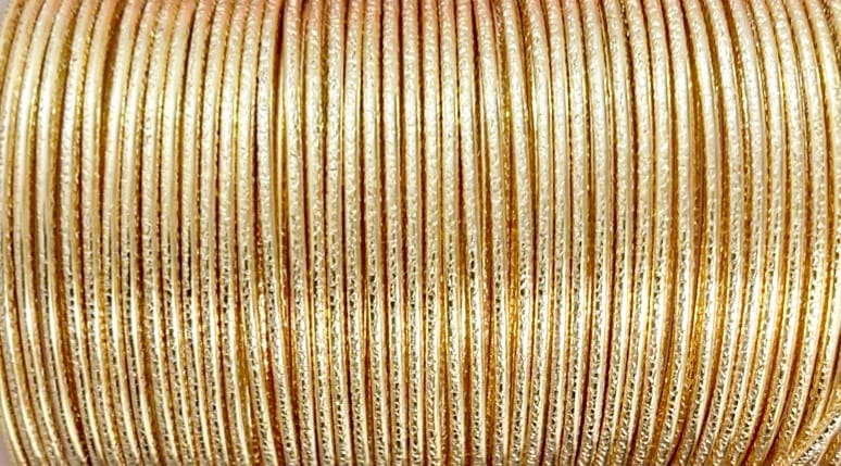 Alambre/Hilo TEXTURIZADO #18 Dorado (BURBUJA)