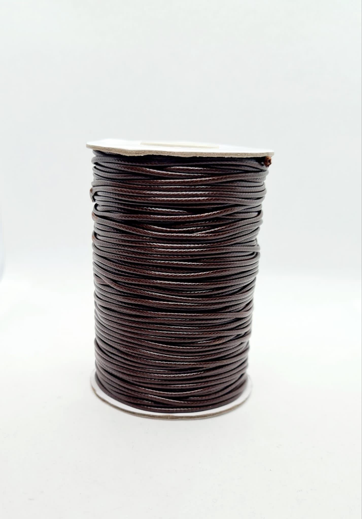Rollo Cordón Encerado Coreano marrón 1,5mm