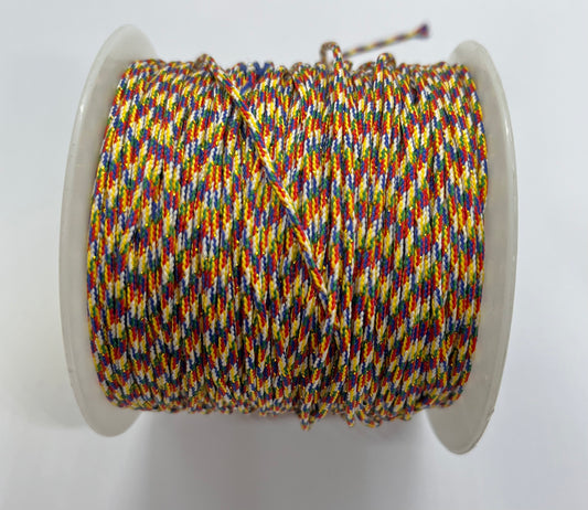 Cordón multicolor metalizado (10 mts)